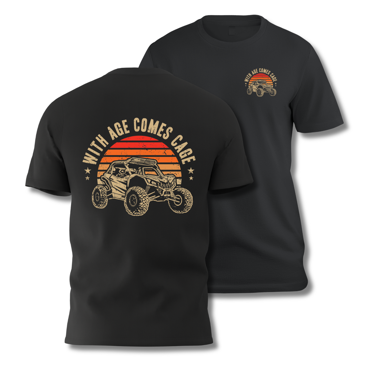 WITH AGE COMES CAGE - UTV Lifestyle T-Shirt