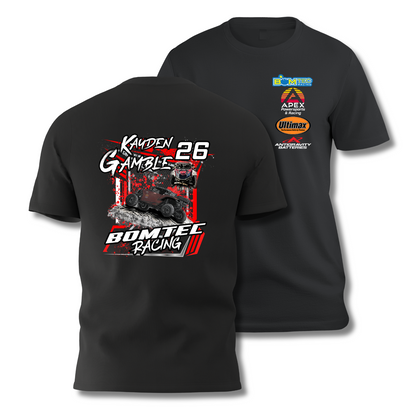 BOMTEC RACING T-SHIRT (HEAVY COTTON)