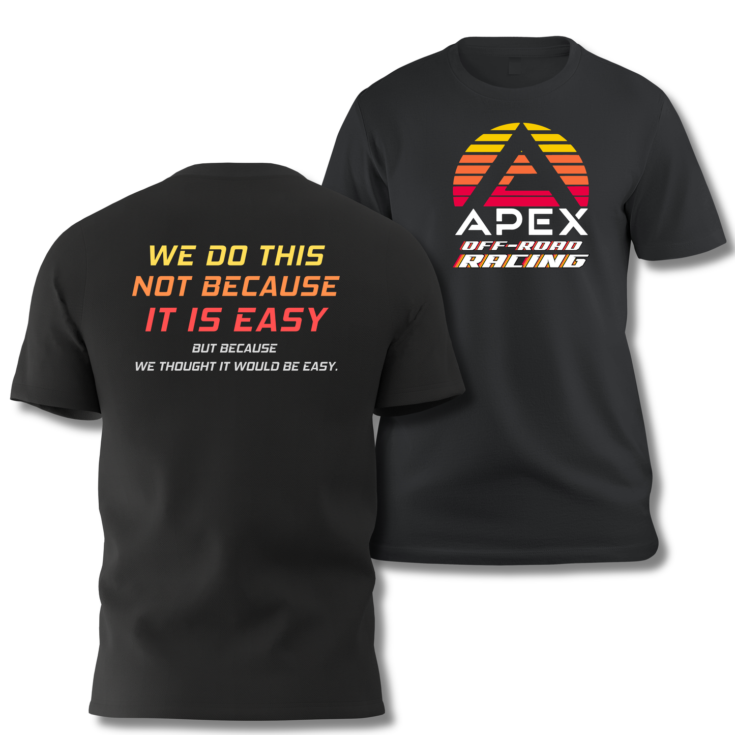 Apex "IT IS EASY" T-Shirt with Large Logo Front