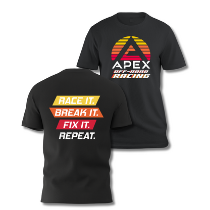 Apex "RACE IT" T-Shirt with Large Logo Front