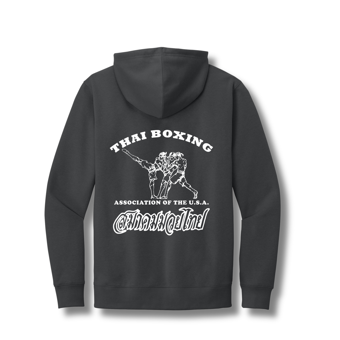 ABQ KICKBOXING HOODIE - DARK GRAY