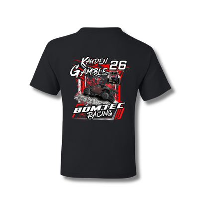 BOMTEC RACING T-SHIRT - YOUTH (HEAVY COTTON)