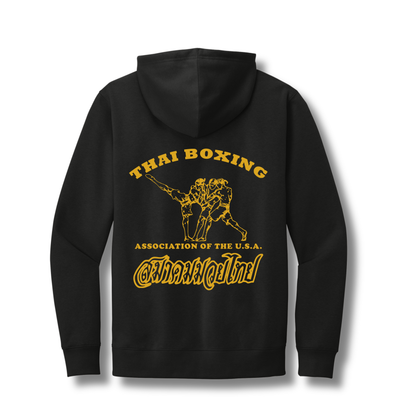 ABQ KICKBOXING HOODIE - BLACK