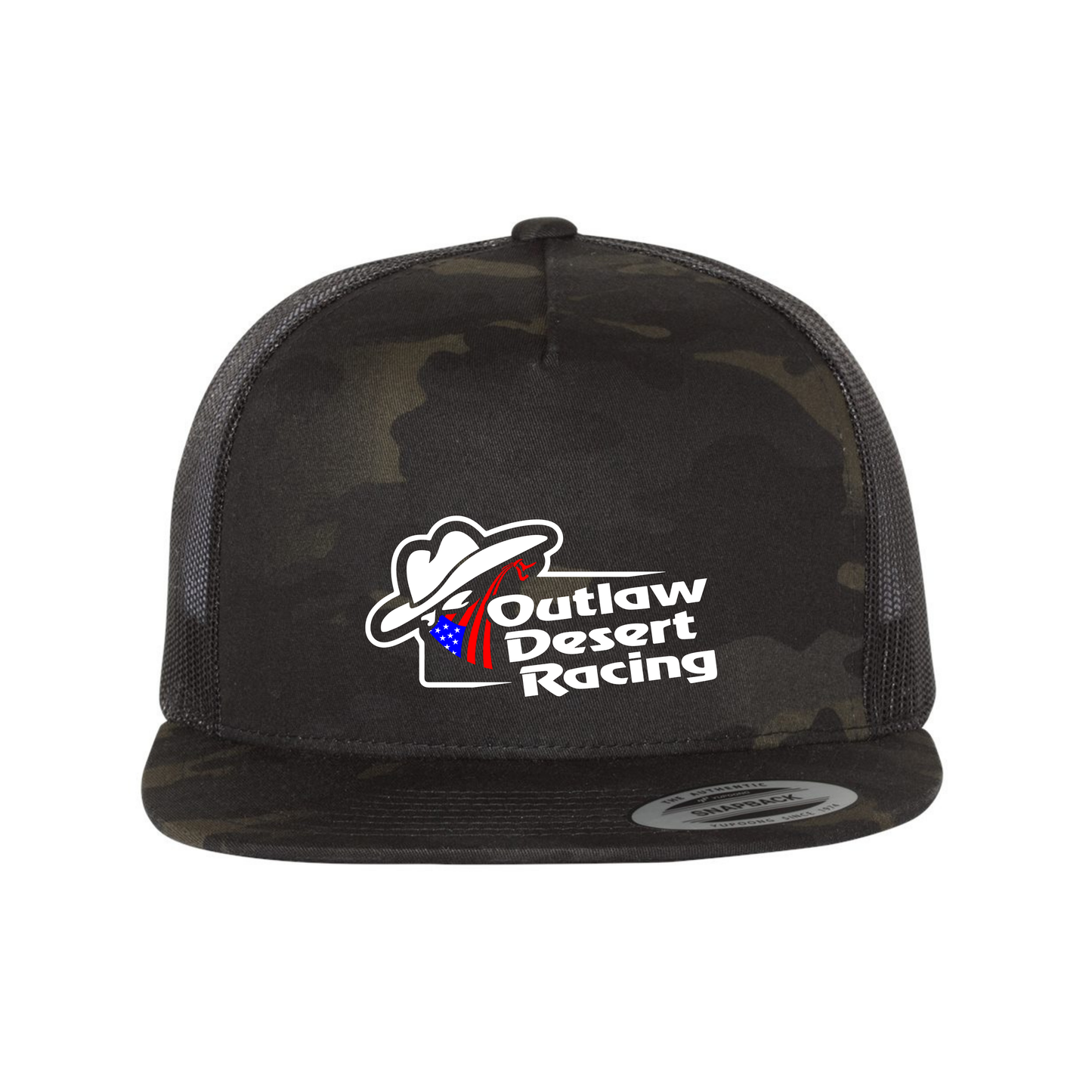 OUTLAW DESERT RACING TRUCKER SNAPBACK – BOLD LOOK, FLAT BILL