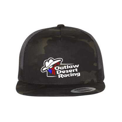 OUTLAW DESERT RACING TRUCKER SNAPBACK – BOLD LOOK, FLAT BILL