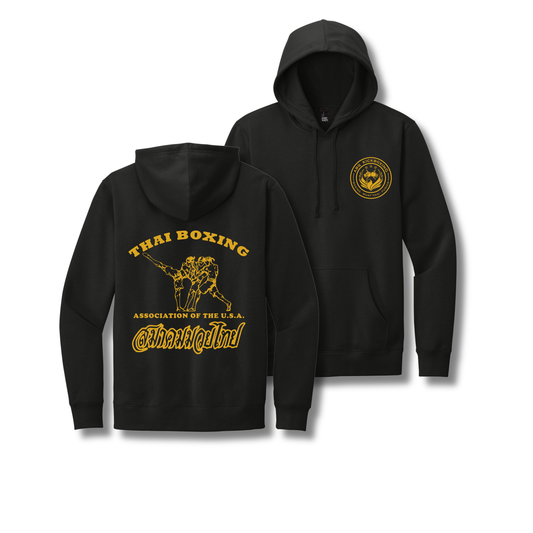 ABQ KICKBOXING HOODIE - BLACK