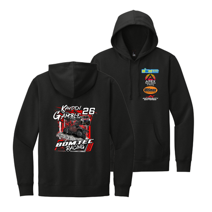 BOMTEC RACING HOODIE - BLACK